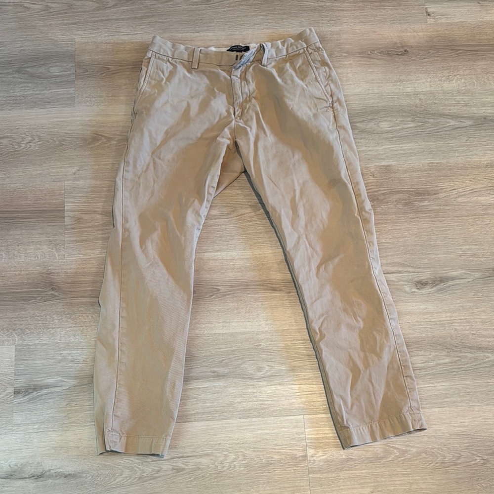 Banana Republic Tan Chinos Classic Straight-Leg